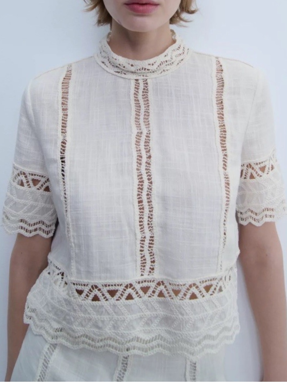 ZARA ZW COLLECTION Crochet top